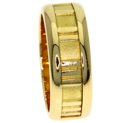 TIFFANY&Co. Atlas Ring K18 Yellow Gold Ladies [Used]