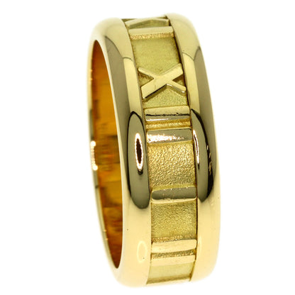 TIFFANY&Co. Atlas Ring K18 Yellow Gold Ladies [Used]
