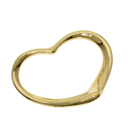 TIFFANY&Co. Open heart Pendant top K18 Yellow Gold Ladies [Used]
