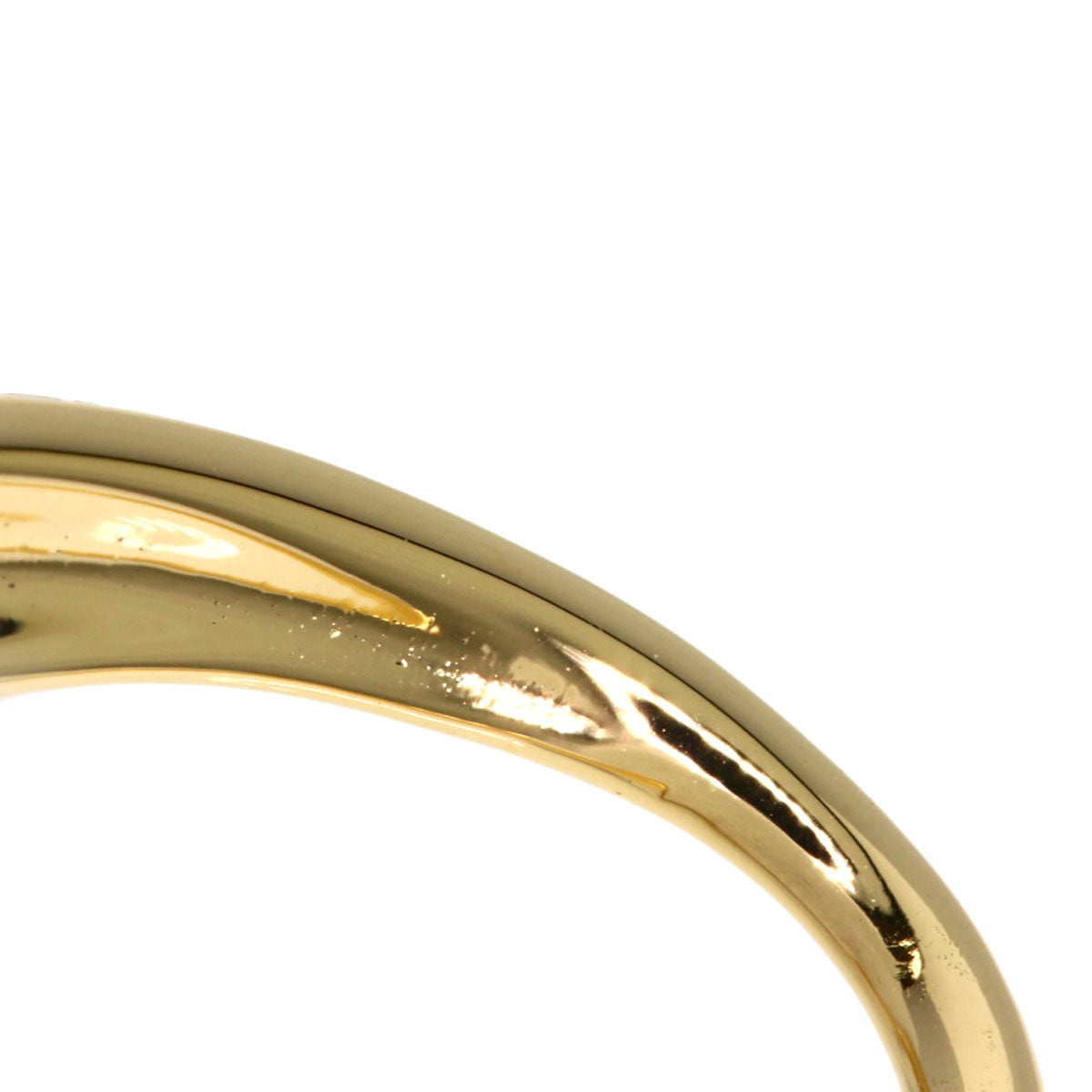 TIFFANY&Co. Open heart Pendant top K18 Yellow Gold Ladies [Used]