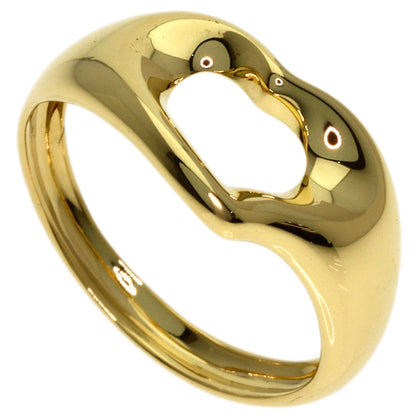 TIFFANY&Co. Open heart Ring K18 Yellow Gold Ladies [Used]