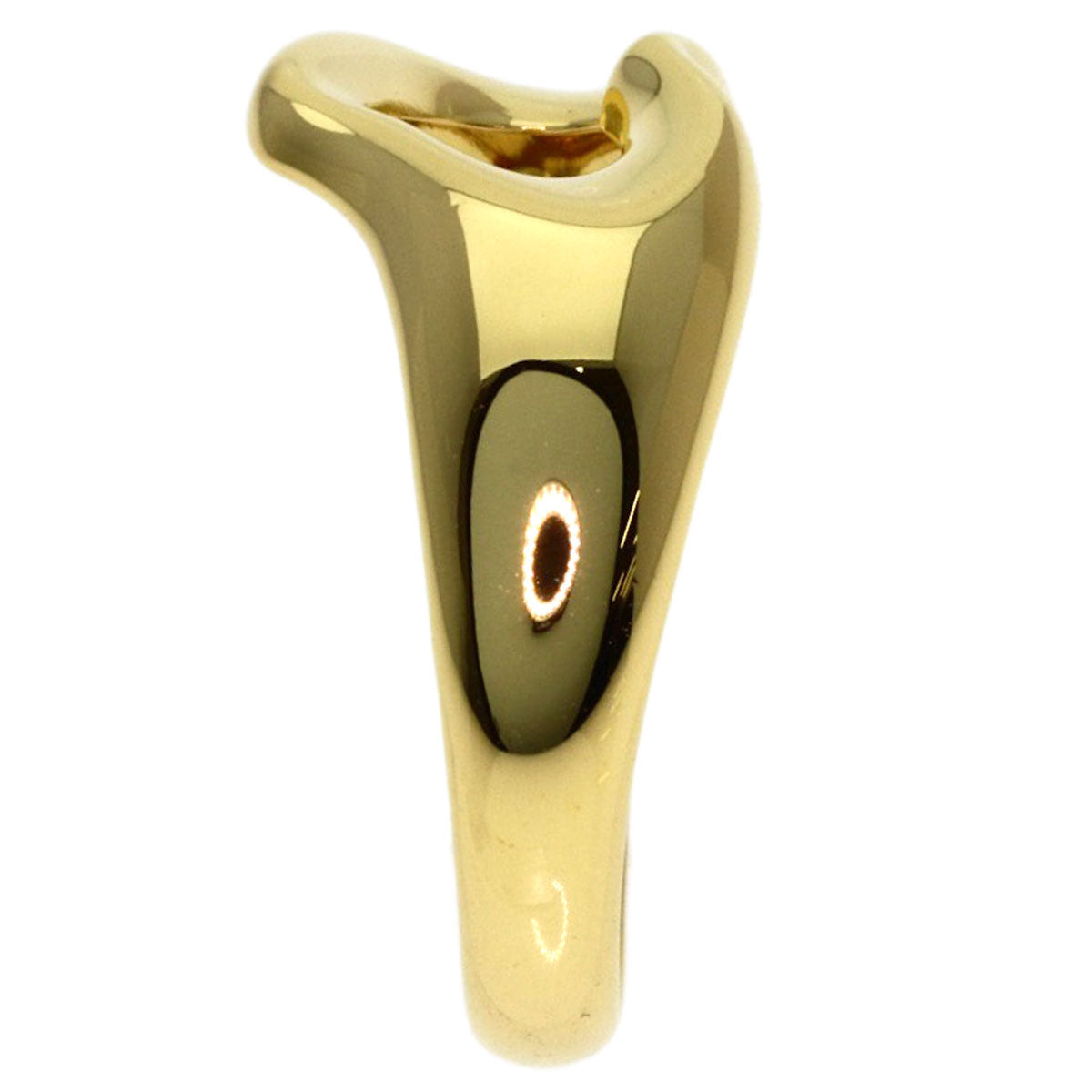 TIFFANY&Co. Open heart Ring K18 Yellow Gold Ladies [Used]