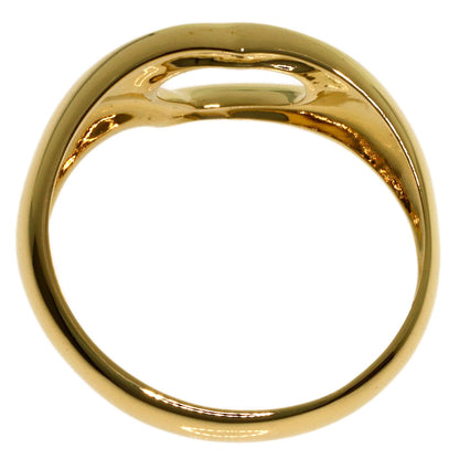 TIFFANY&Co. Open heart Ring K18 Yellow Gold Ladies [Used]