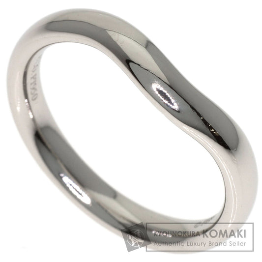 TIFFANY&Co. Curved band Ring Platinum PT950 Ladies [Used]