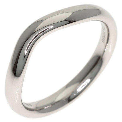 TIFFANY&Co. Curved band Ring Platinum PT950 Ladies [Used]