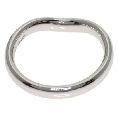 TIFFANY&Co. Curved band Ring Platinum PT950 Ladies [Used]