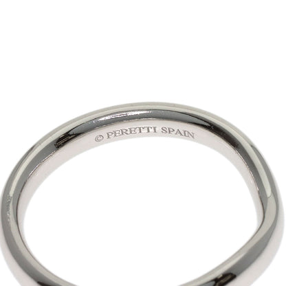 TIFFANY&Co. Curved band Ring Platinum PT950 Ladies [Used]