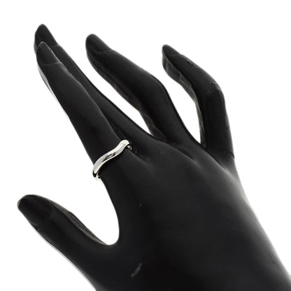 TIFFANY&Co. Curved band Ring Platinum PT950 Ladies [Used]