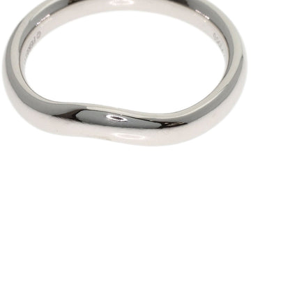 TIFFANY&Co. Curved band Ring Platinum PT950 Ladies [Used]