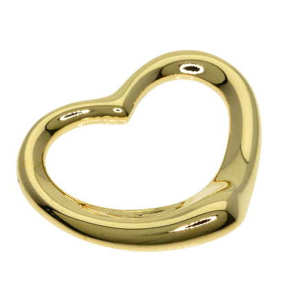 TIFFANY&Co. Open heart Pendant top K18 Yellow Gold Ladies [Used]