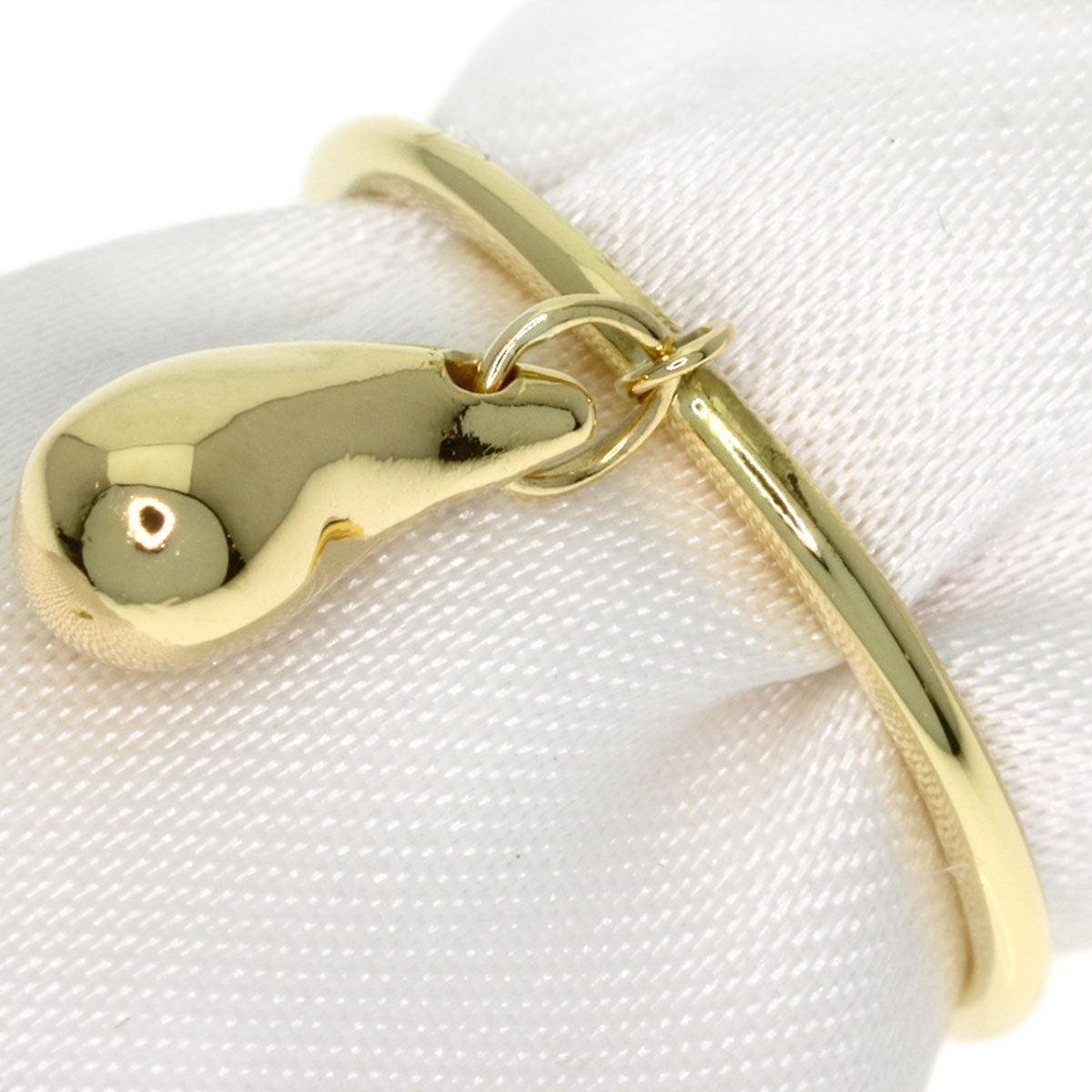 TIFFANY&Co. teardrop Ring K18 Yellow Gold Ladies [Used]