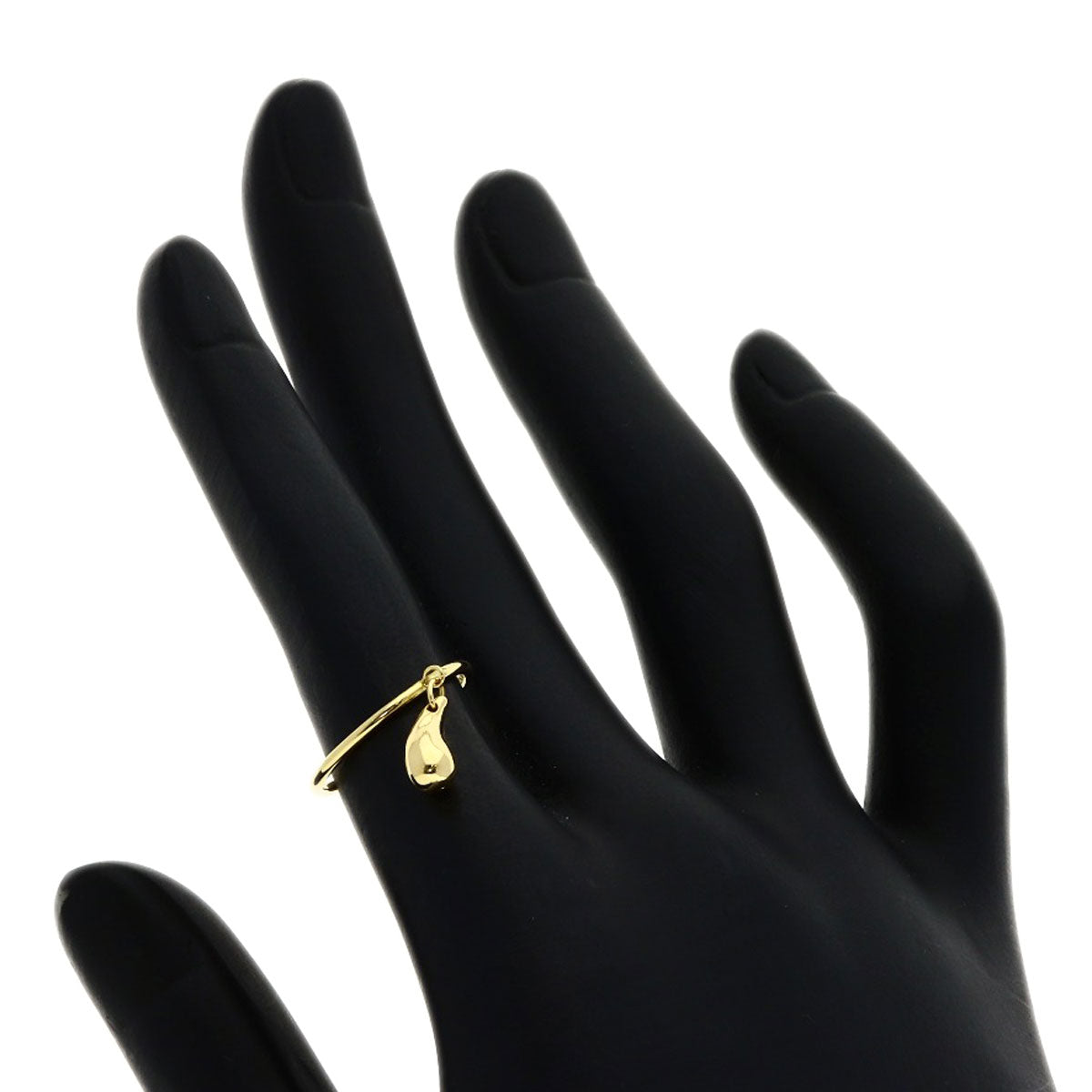 TIFFANY&Co. teardrop Ring K18 Yellow Gold Ladies [Used]