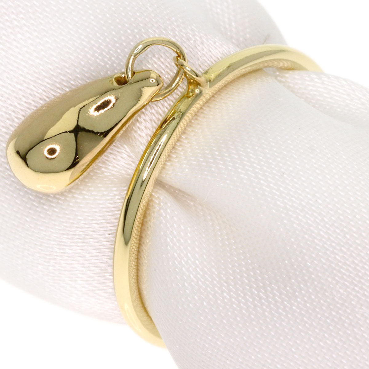 TIFFANY&Co. teardrop Ring K18 Yellow Gold Ladies [Used]