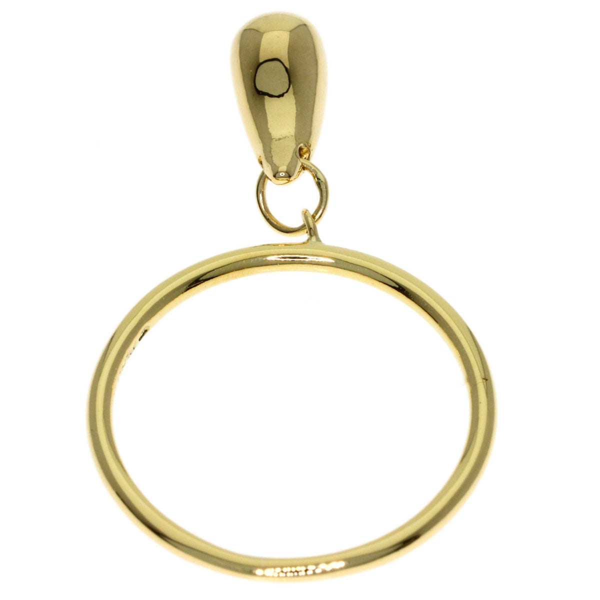 TIFFANY&Co. teardrop Ring K18 Yellow Gold Ladies [Used]