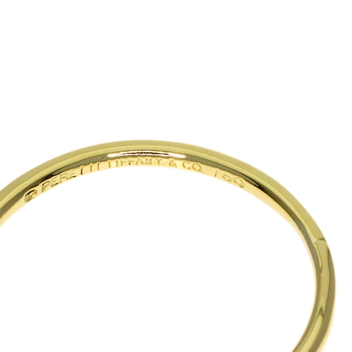 TIFFANY&Co. teardrop Ring K18 Yellow Gold Ladies [Used]