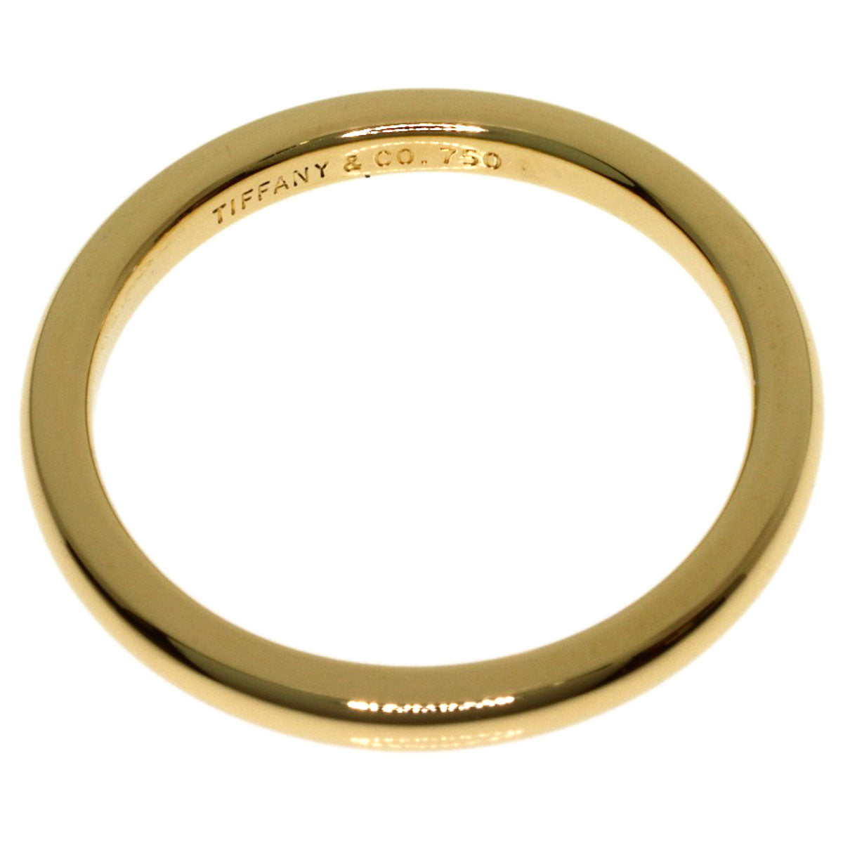TIFFANY&Co. Wedding band Ring K18 Yellow Gold Ladies [Used]