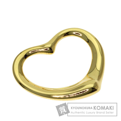 TIFFANY&Co. Open heart Pendant top K18 Yellow Gold Ladies [Used]