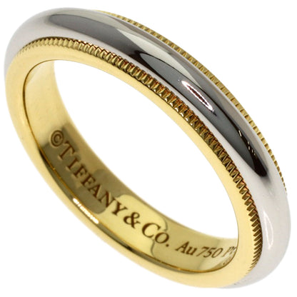 TIFFANY&Co. Milgrain Ring Platinum PT950 18K Yellow GoldLadies [Used]