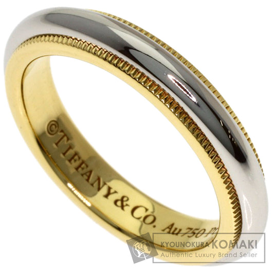 TIFFANY&Co. Milgrain Ring Platinum PT950 18K Yellow GoldLadies [Used]