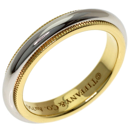 TIFFANY&Co. Milgrain Ring Platinum PT950 18K Yellow GoldLadies [Used]