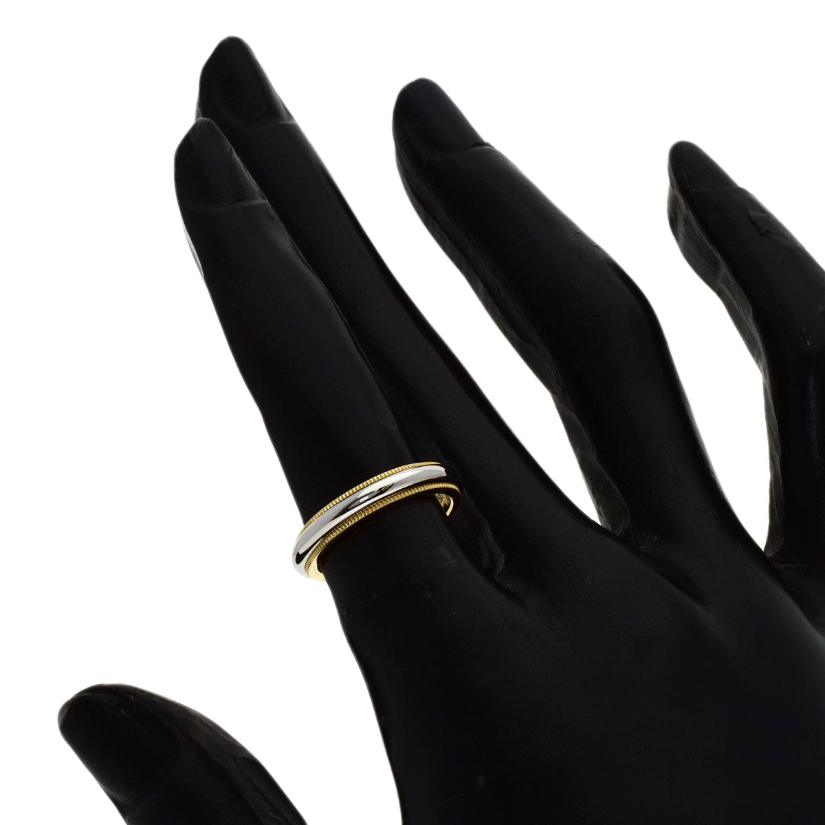 TIFFANY&Co. Milgrain Ring Platinum PT950 18K Yellow GoldLadies [Used]