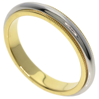 TIFFANY&Co. Milgrain Ring K18 Yellow Gold PT950Ladies [Used]