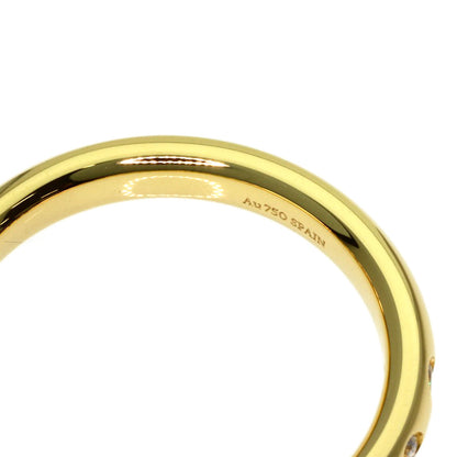 TIFFANY&Co. Stacking band 3P Diamond Ring K18 Yellow Gold Ladies [Used]