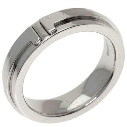 TIFFANY&Co. T narrow Ring K18 White Gold Ladies [Used]