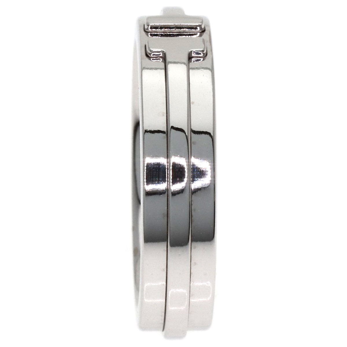 TIFFANY&Co. T narrow Ring K18 White Gold Ladies [Used]