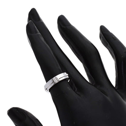TIFFANY&Co. T narrow Ring K18 White Gold Ladies [Used]