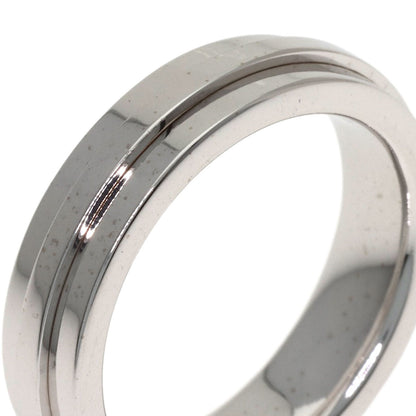 TIFFANY&Co. T narrow Ring K18 White Gold Ladies [Used]