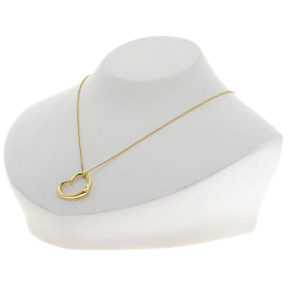 TIFFANY&Co. Open heart Necklace K18 Yellow Gold Ladies [Used]