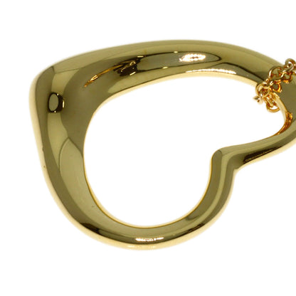 TIFFANY&Co. Open heart Necklace K18 Yellow Gold Ladies [Used]