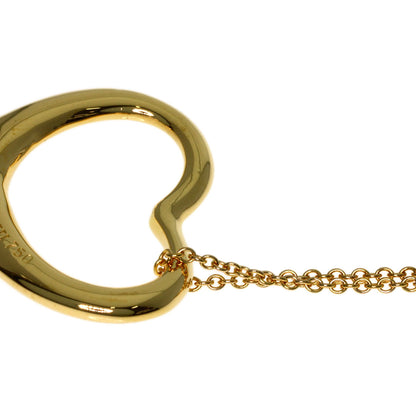 TIFFANY&Co. Open heart Necklace K18 Yellow Gold Ladies [Used]