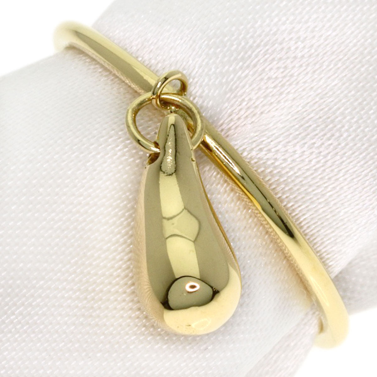 TIFFANY&Co. teardrop Ring K18 Yellow Gold Ladies [Used]