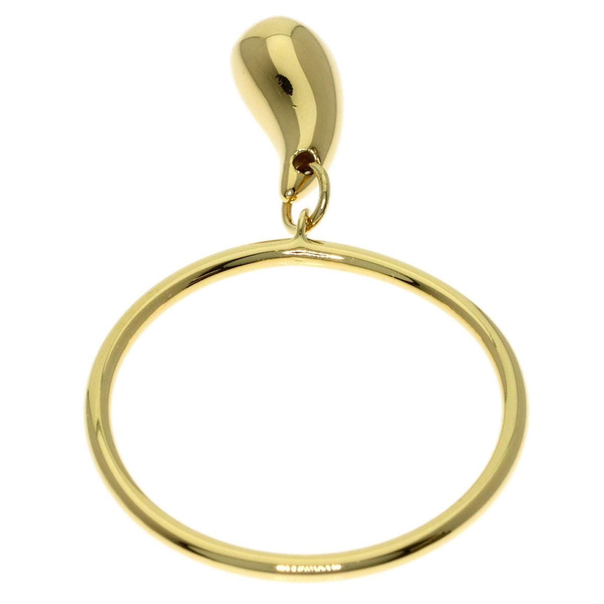 TIFFANY&Co. teardrop Ring K18 Yellow Gold Ladies [Used]