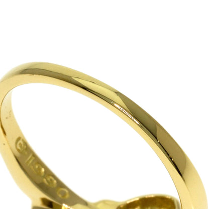TIFFANY&Co. ribbon Ring K18 Yellow Gold Ladies [Used]