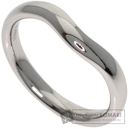 TIFFANY&Co. Curved band Ring Platinum PT950 Ladies [Used]
