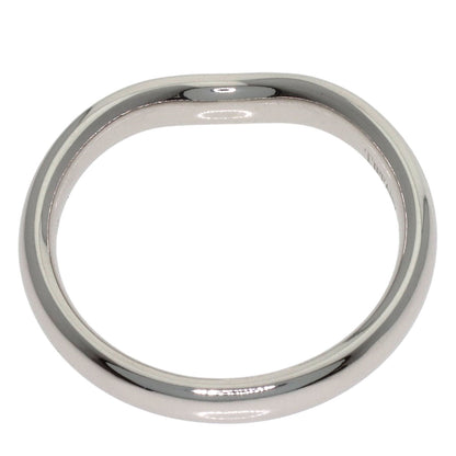 TIFFANY&Co. Curved band Ring Platinum PT950 Ladies [Used]