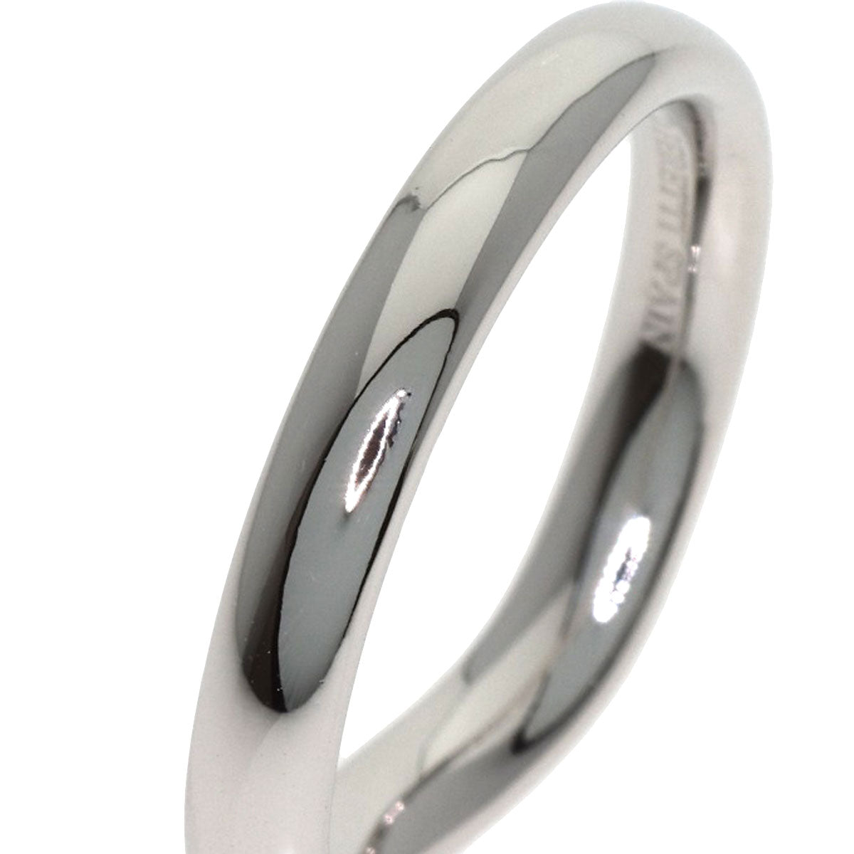 TIFFANY&Co. Curved band Ring Platinum PT950 Ladies [Used]