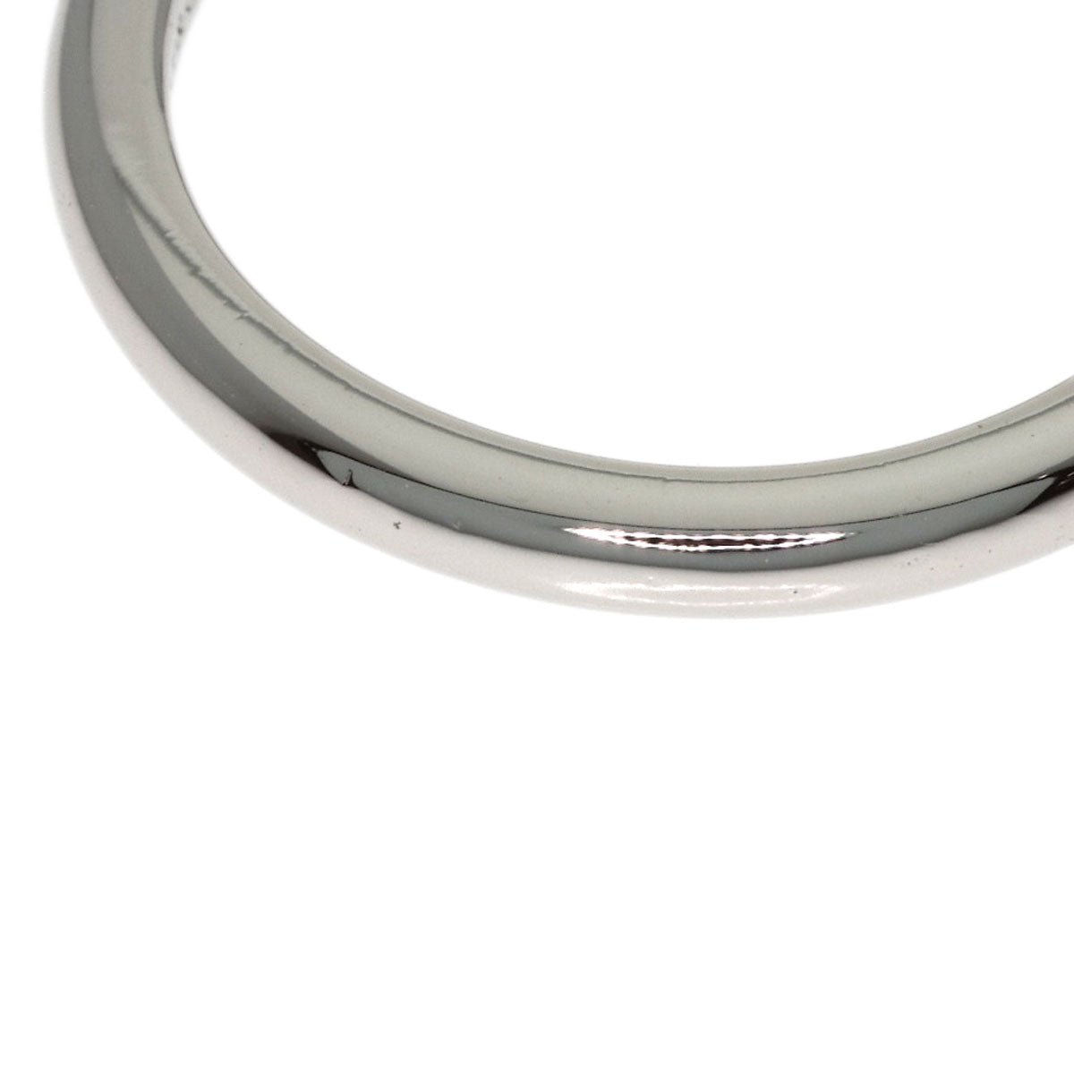 TIFFANY&Co. Forever Classic Band 3P Diamond Ring Platinum PT950 Ladies [Used]