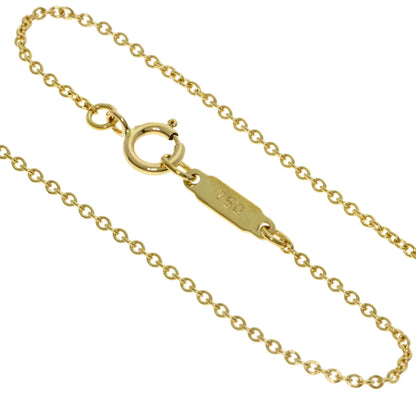 TIFFANY&Co. Cross-stitch Necklace K18 Yellow Gold Ladies [Used]