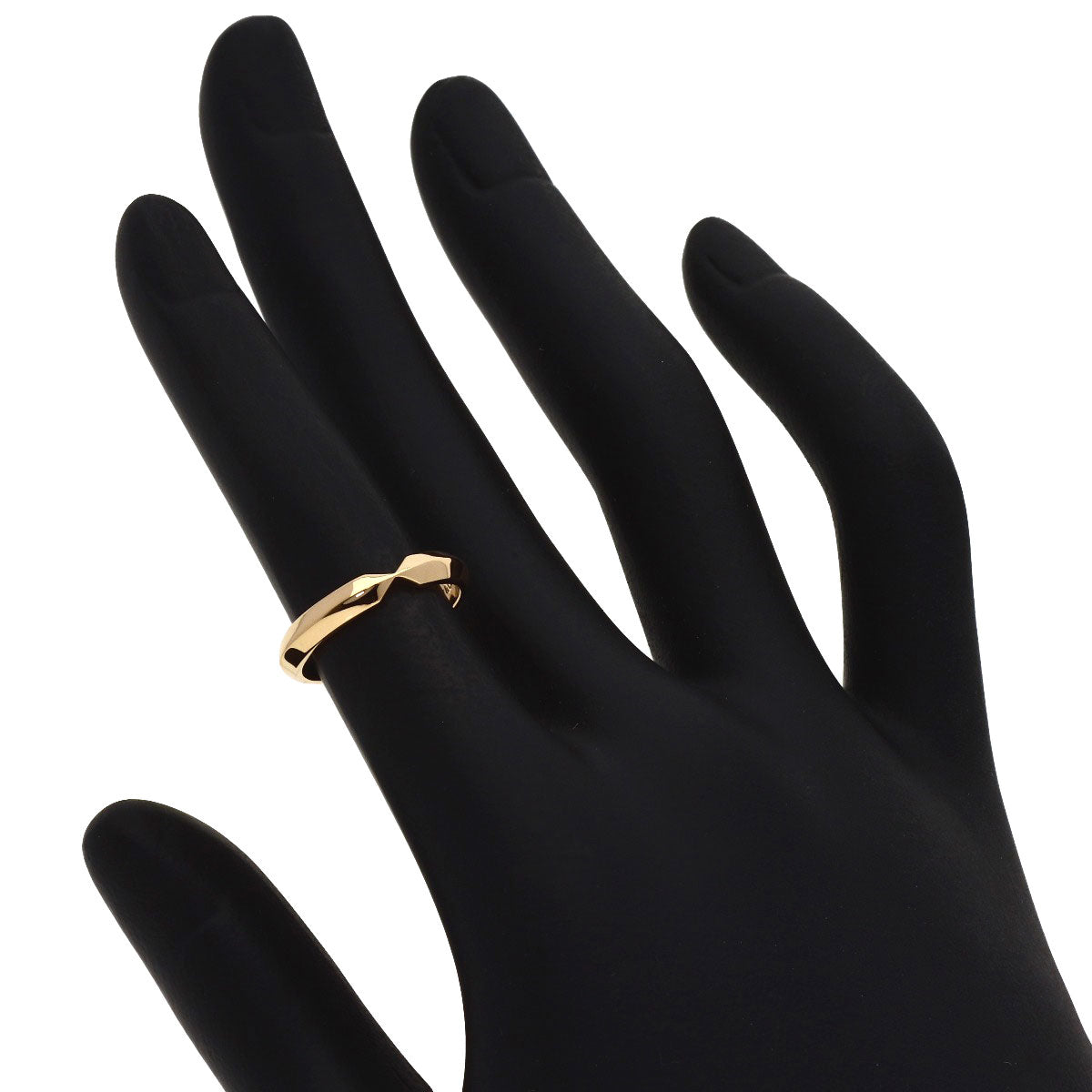 TIFFANY&Co. nesting narrow Ring K18 Pink Gold Ladies [Used]
