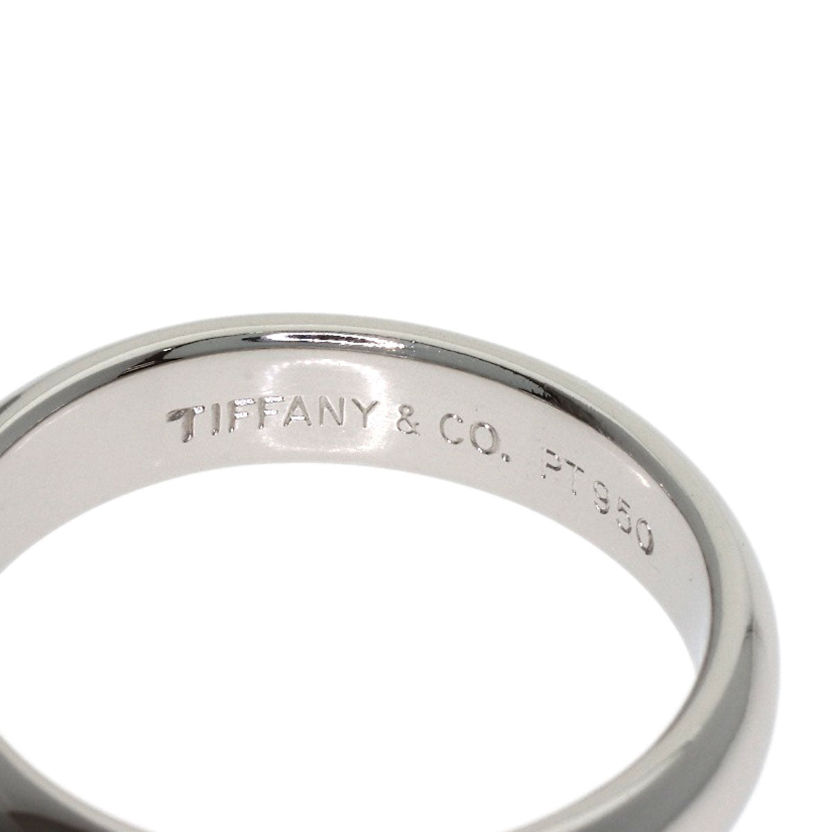 TIFFANY&Co. Dots Solitaire Diamond Ring Platinum PT950 Ladies [Used]