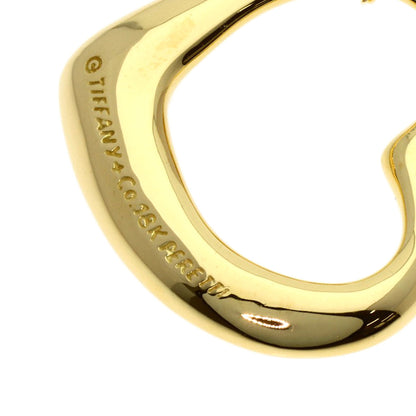 TIFFANY&Co. Open Heart Diamond Necklace K18 Yellow Gold Ladies [Used]