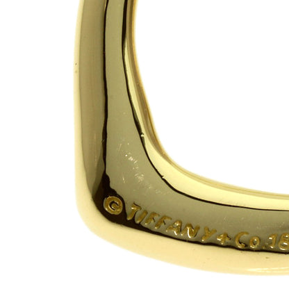 TIFFANY&Co. Open Heart Diamond Necklace K18 Yellow Gold Ladies [Used]
