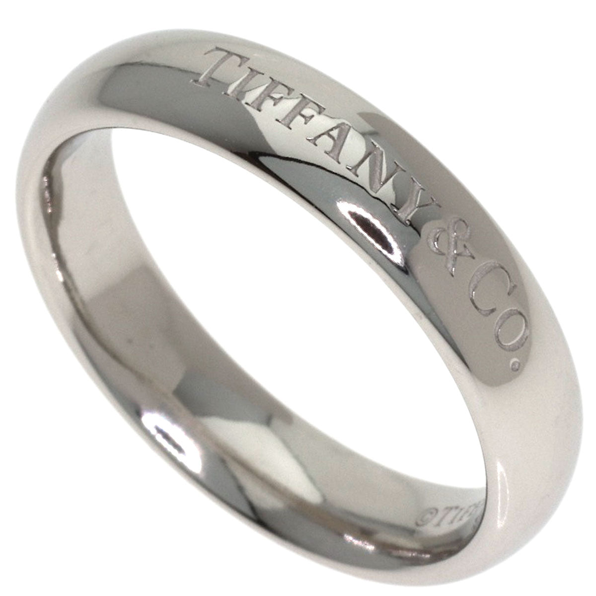 TIFFANY&Co. T&CO Band #50 Ring Platinum PT950 Ladies [Used]