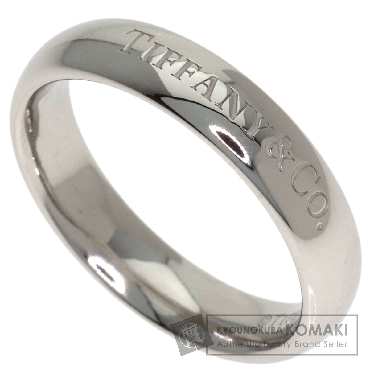 TIFFANY&Co. T&CO Band #50 Ring Platinum PT950 Ladies [Used]
