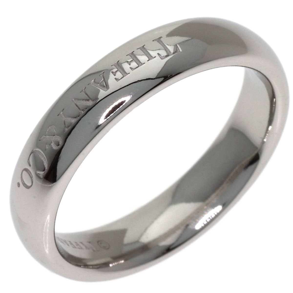 TIFFANY&Co. T&CO Band #50 Ring Platinum PT950 Ladies [Used]