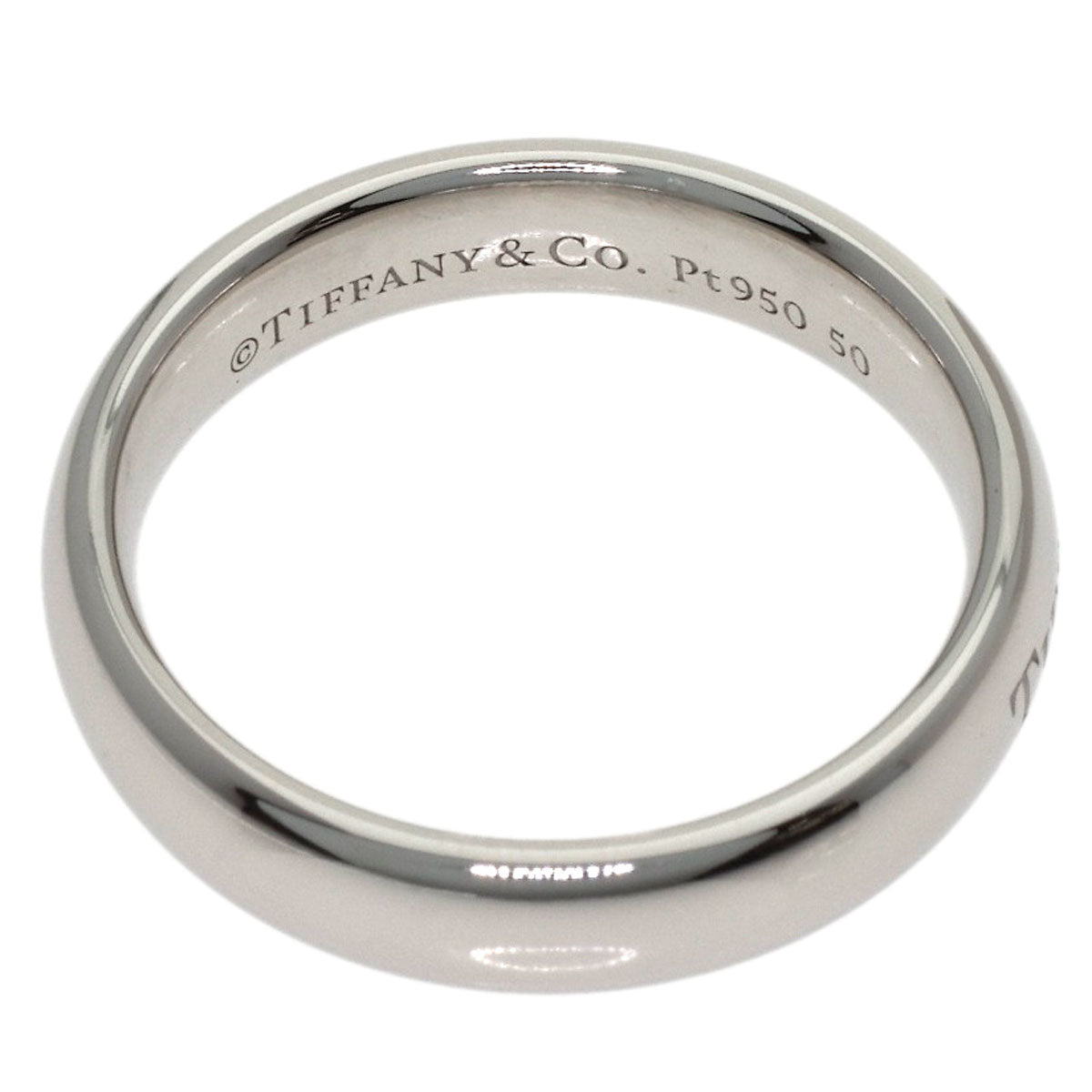 TIFFANY&Co. T&CO Band #50 Ring Platinum PT950 Ladies [Used]